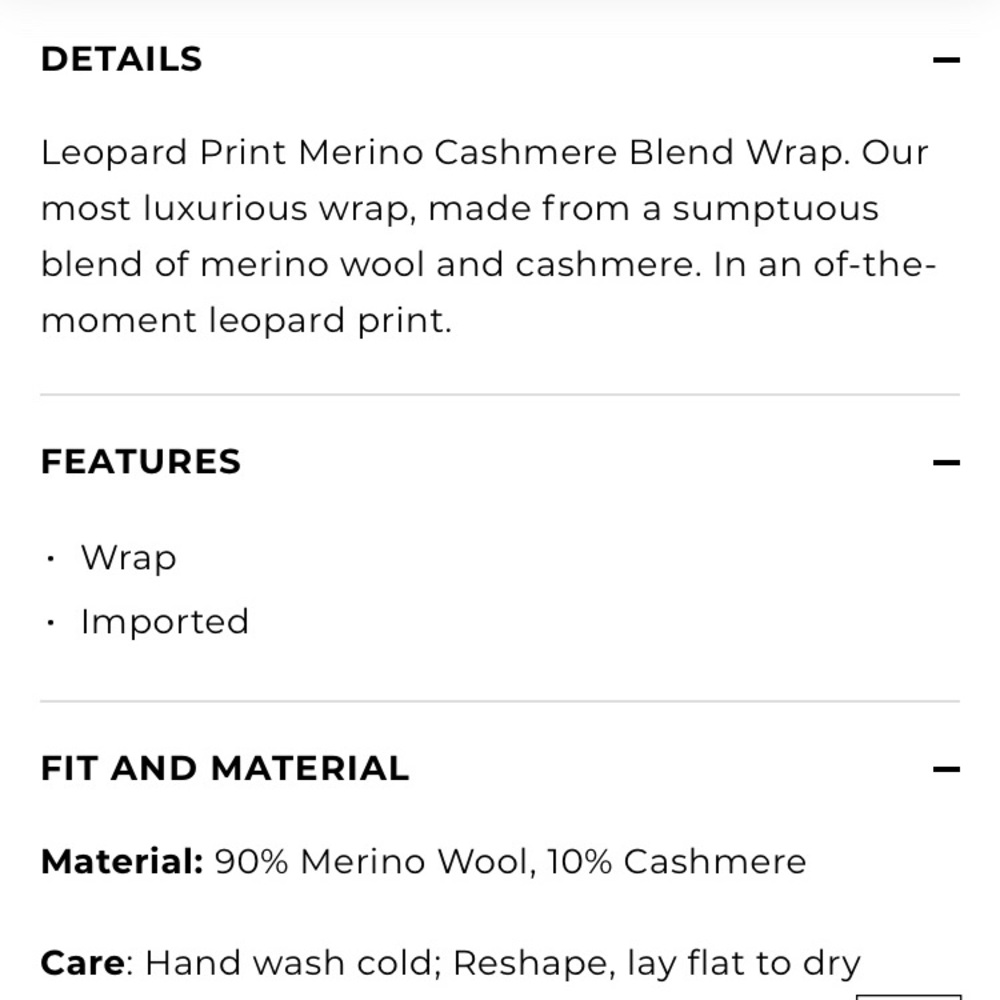 Leopard Cashmere Wrap - Picture 4 of 8